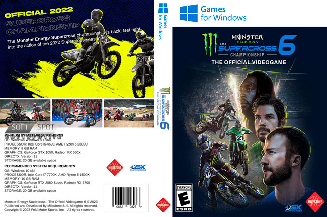 Monster Energy Supercross The Official Videogame 6 Cover