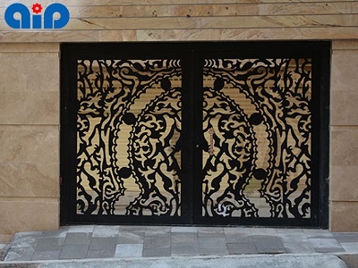 درب طرحدار فلزی _ تولیدی صنعتی اسدی نیا
