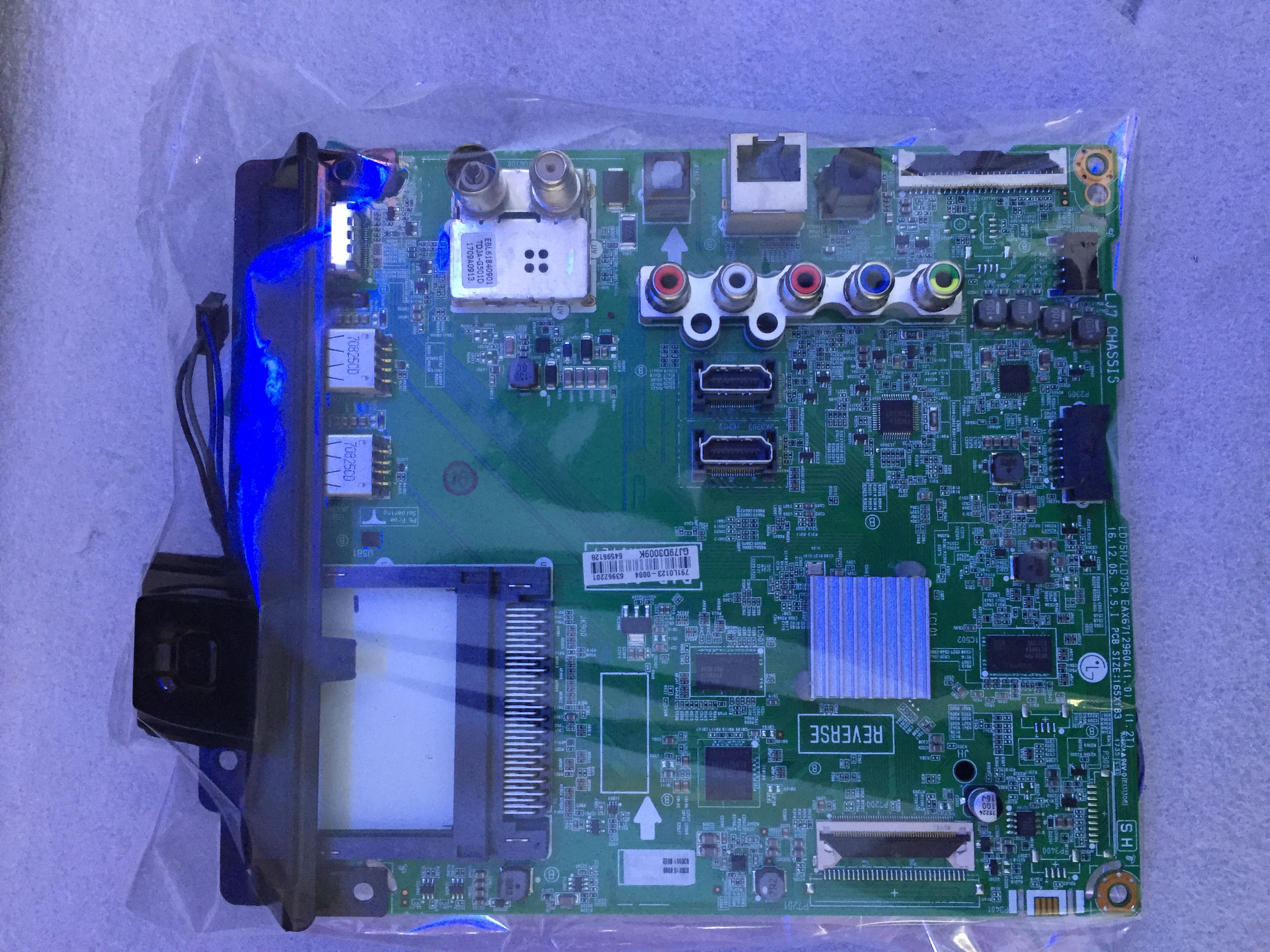 فروش اینترنتی برد مین تلویزیون ال جی مدل LG 43LJ610V