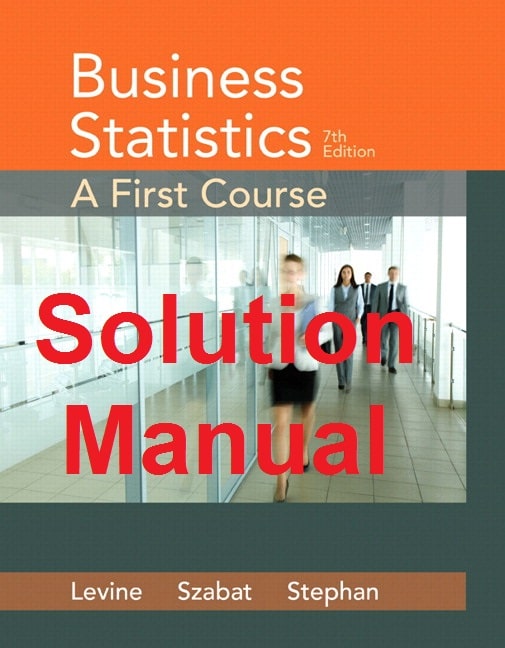 حل المسائل کتاب آمار تجارت دیوید لواین و کاترین سابات ویرایش هفتم David Levine