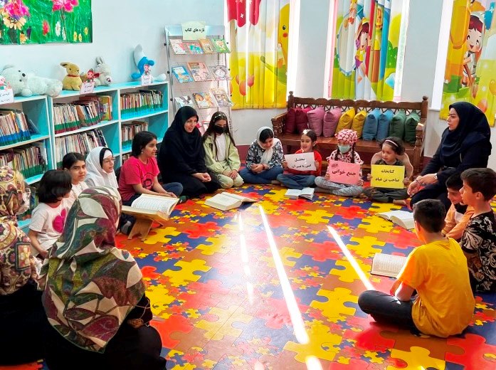 محفل قرآنی در کتابخانه صاحب بن عباد شهر ری