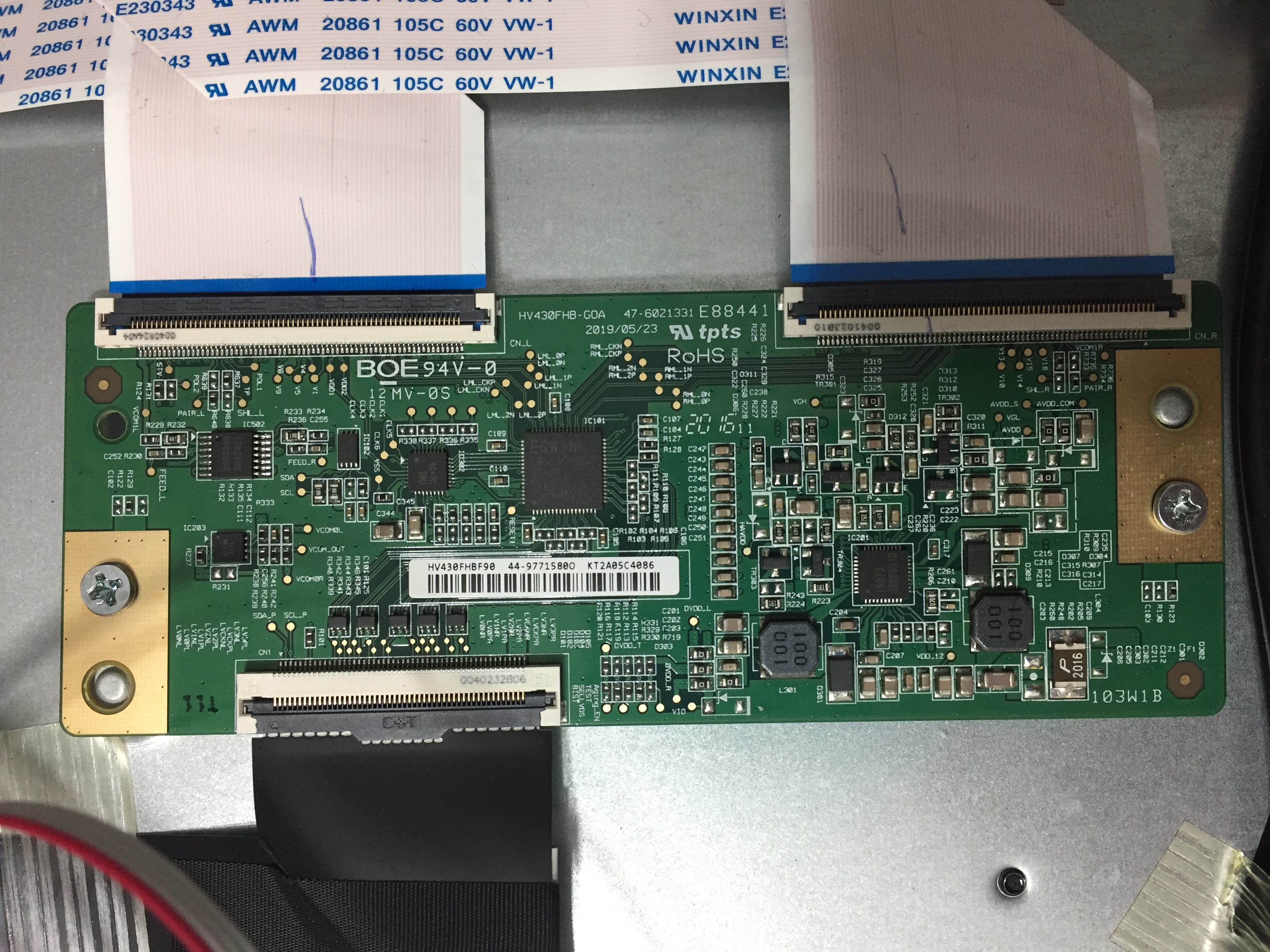 فروش اینترنتی برد تیکان تلویزیون اسنوا  مدل SSD 43SA1580T