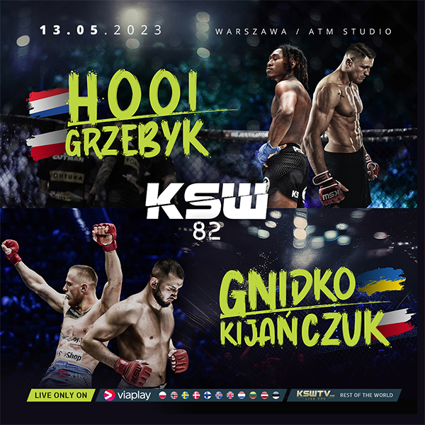دانلود رویداد ام ام ای :  KSW 82: Hooi vs. Grzebyk
