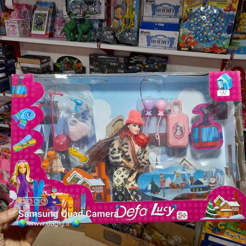  باربی مانکن با لوازم