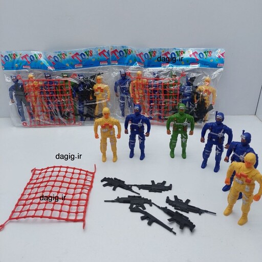   خرید اسباب بازی سرباز متحرک ایرانی 6 عددی به قیمت بسیار مناسب