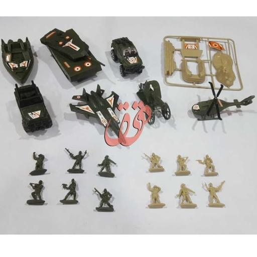    خرید اسباب بازی پادگان ارتش به قیمت کارخانه - 25 عددی 