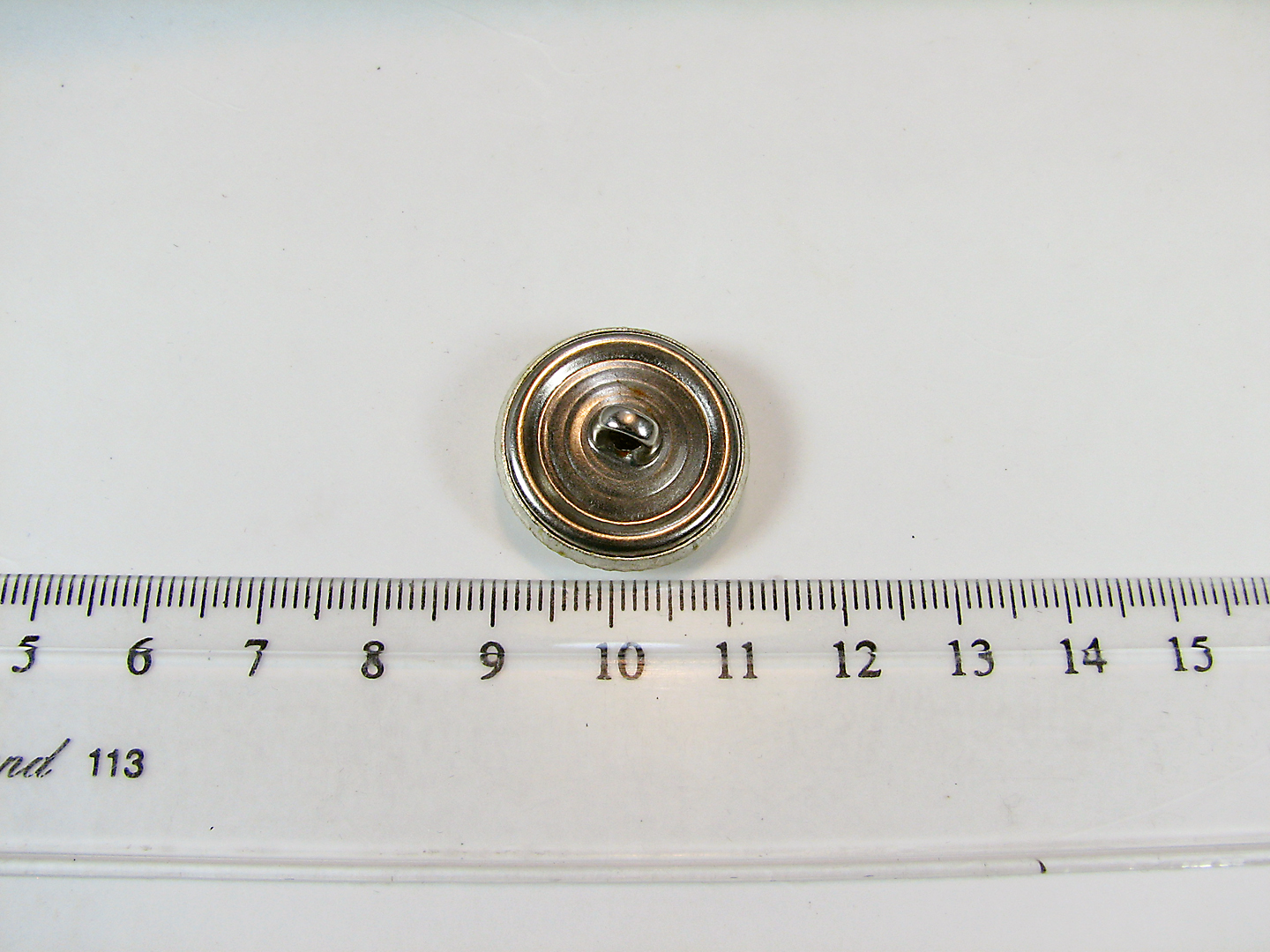 6 دکمه کلکسیونی برنجی گیره آهنی قدیمی