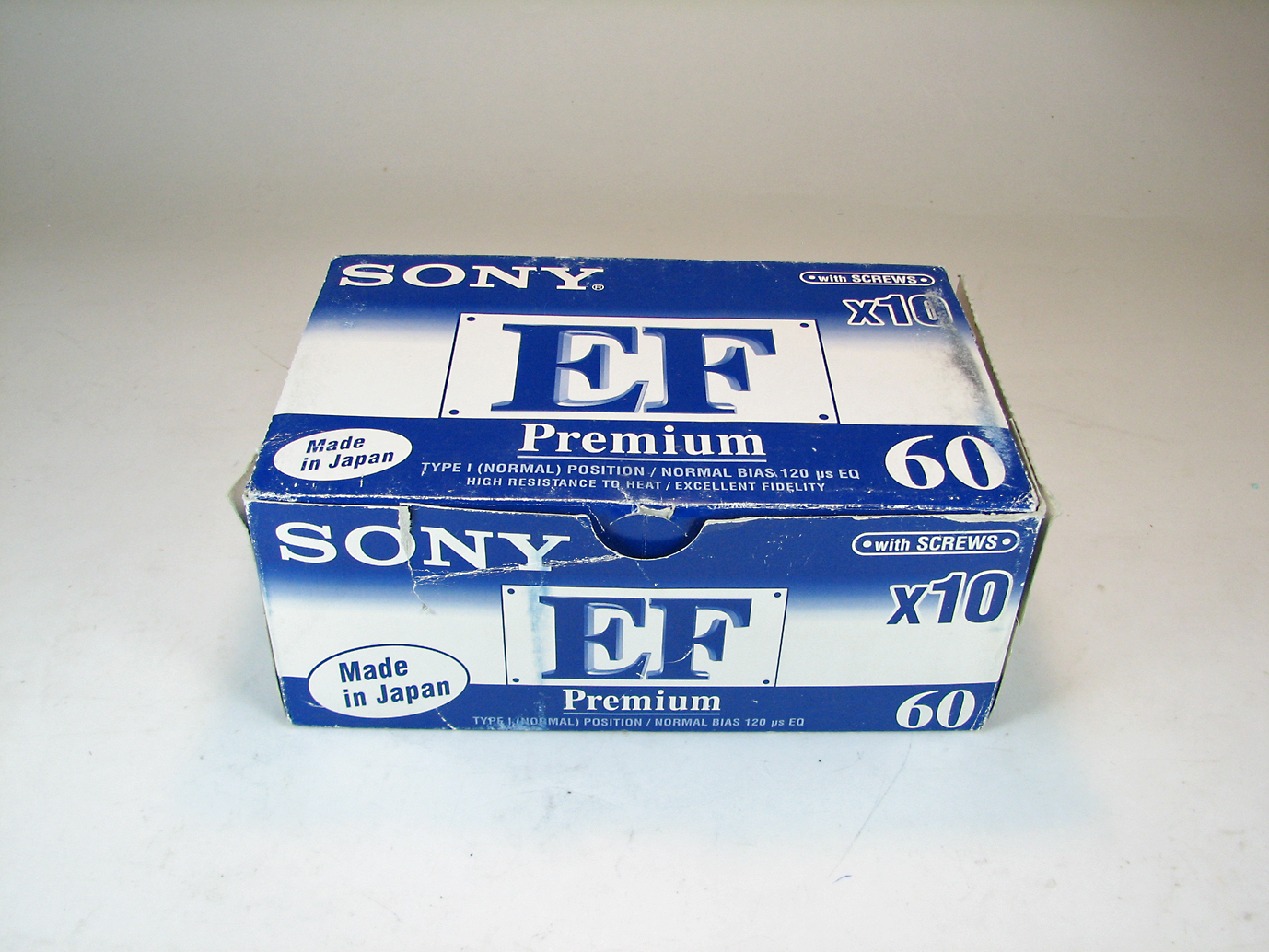 بسته کامل نوار کاست SONY EF PREMIUM 60