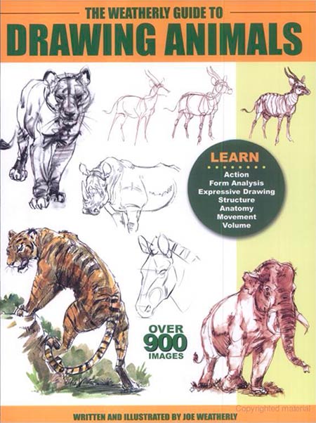 کتاب راهنمای جو ودرلی برای طراحی از حیوانات - جو ودرلی